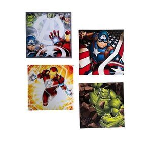 Set of 4 Marvel wall plaques
